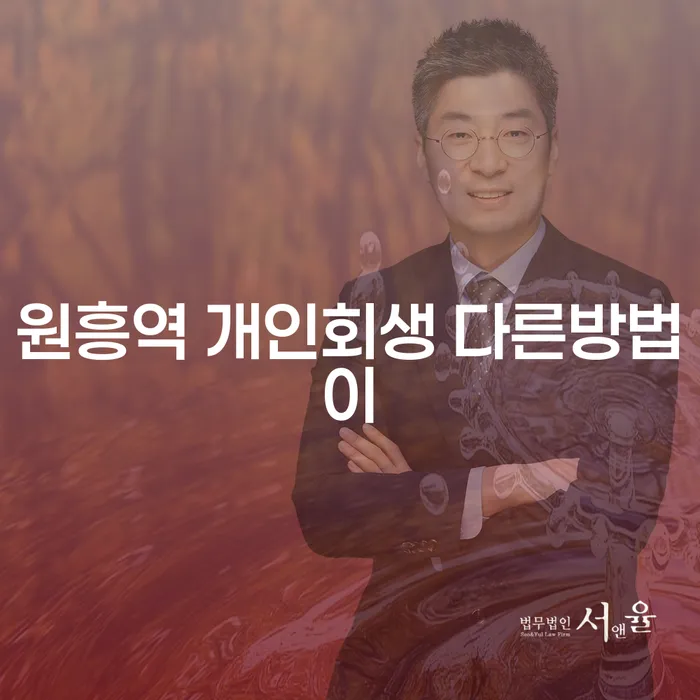 원흥역 개인회생 다른방법이