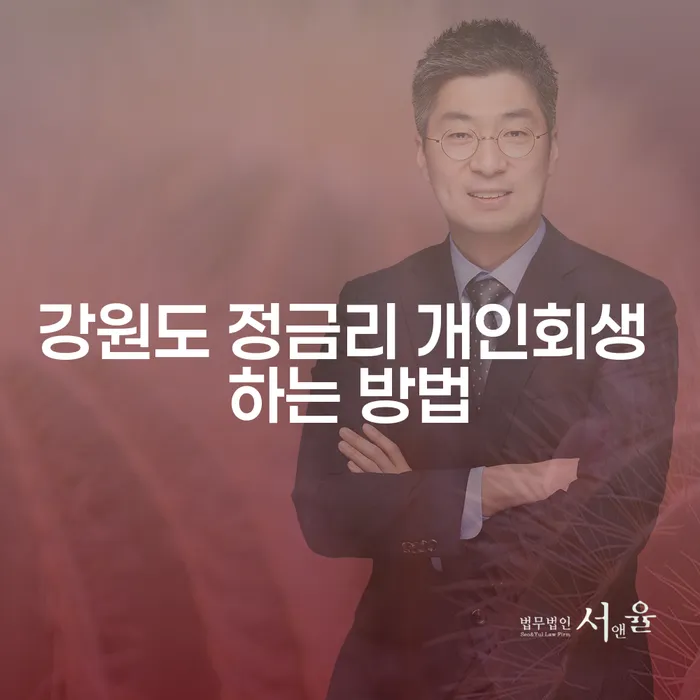 강원도 정금리 개인회생 하는 방법과 개인회생의 모든 것: 왜 신청해야 할까요?